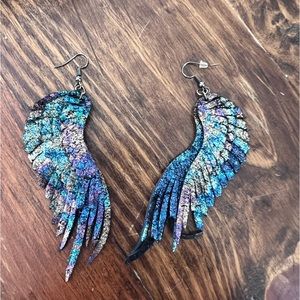 Beautiful angel wing earrings